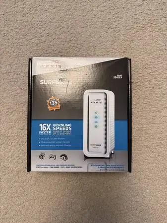 ARRIS SURFboard SB6183 Cable Modem - Stop Paying Rental Fees!