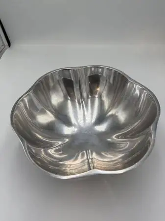 Nambe #605 Scalloped Flower Bowl- 9.5X3.5H