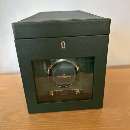 Wolf British Racing Green Single Watch Winder- 7.75X7.75X10H