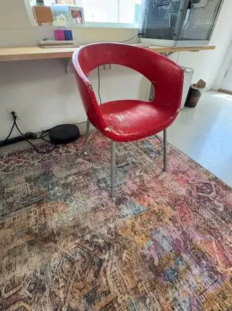 Cool 1960s Chair Red Retro Chair red bar chair school chair stool