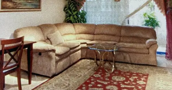 Couch sectional with recliner and sleeper options