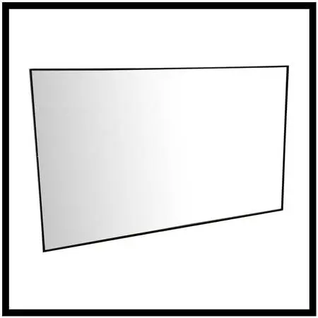 New Elegant Lighting Eternity Mirror, Black