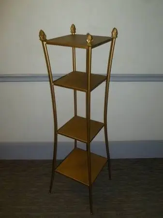 Square 49 tall metal tower open shelving unit