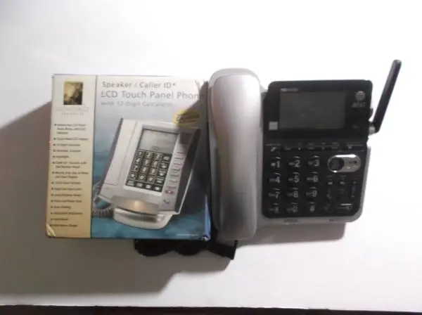 LCD Touch Panel Phone + ATT Phone with AnsweringMachine and Caller ID