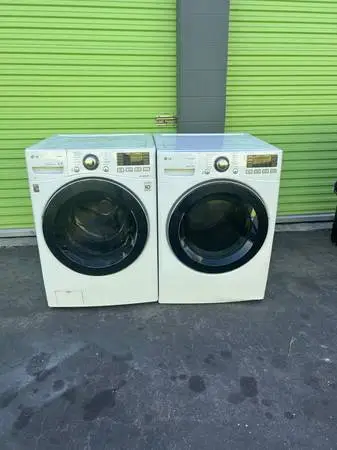 Lg Frontload Washer And Dryer Set Gas Dryer