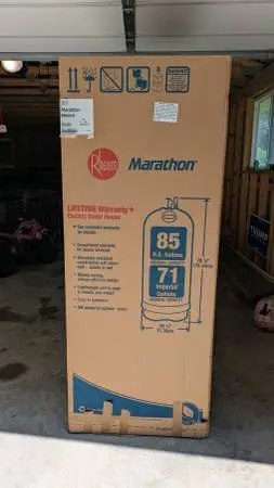 New water heater