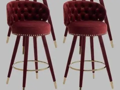 Brand new in the box burgundy barstools
