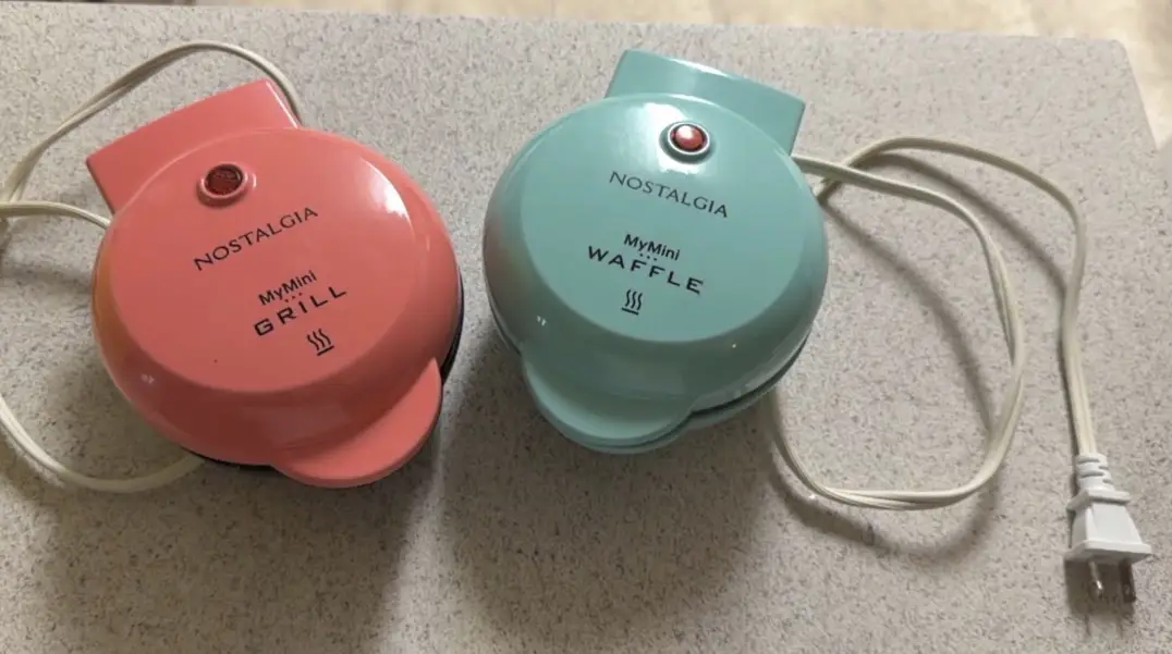 Nostalgia MyMini Grill and Waffle Maker