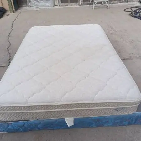 Full pillow top mattress and box spring