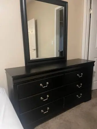 Dressed and 2 nightstands