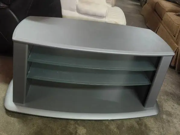 Modern Gray TV Stand