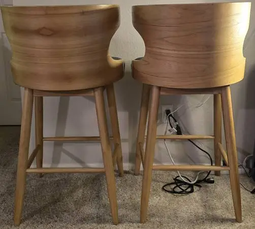 Two sturdy comfortable chair
