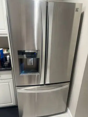 KENMORE STAINLESS STEEL FRENCH DOOR REFRIGERATOR
