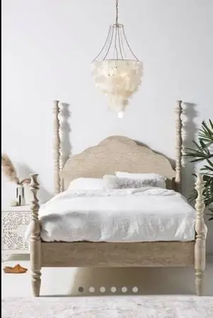 Queen Bed (Anthropology) and Casper Mattress