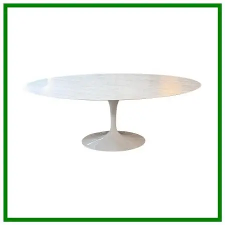Knoll Saarinen Dining Table, Carrera Marble