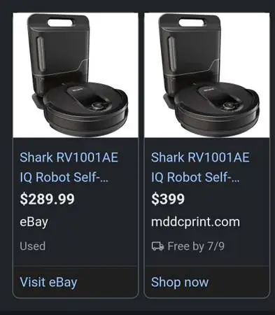I Have Two New Shark AI Robot Self-Empty XL (Price for Each)