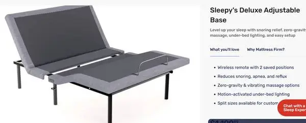 Queen  adjustable base with 14 INCH COOL GEL MATTRESS