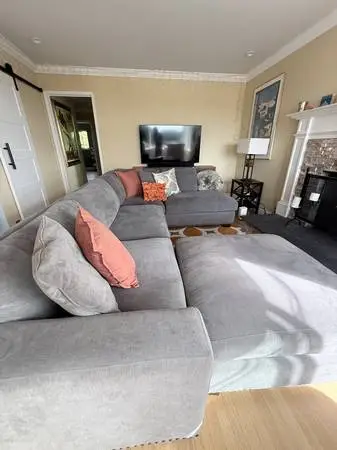 Beautiful and Comfortable Gray Sectional