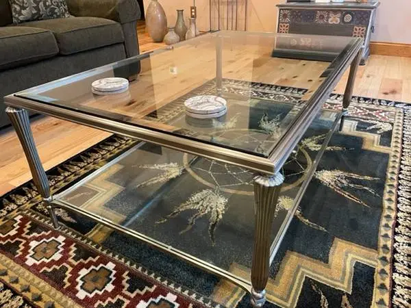 Fine Furniture Ethan Allan coffee table and console table