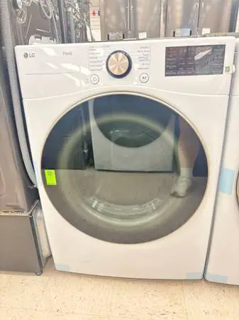 White LG Dryer • Open Box • Never Used • 1 Year Warranty Included