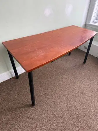 Cherry finished desk/table