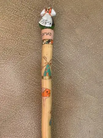 Folk Art Cane Waking Stick