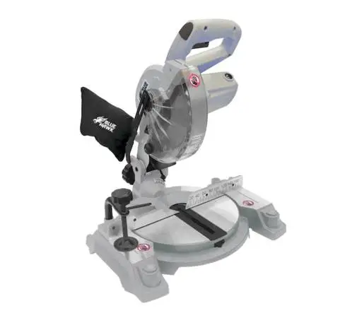 Blue Hawk 7-1/4-in 9-Amp Single Bevel Compound Miter Saw with Laser