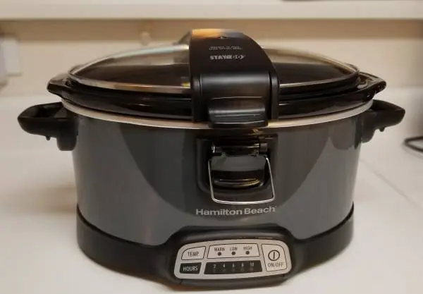 Hamilton Beach Programmable “Stay or Go” 6 Quart Slow Cooker VERY CLEA