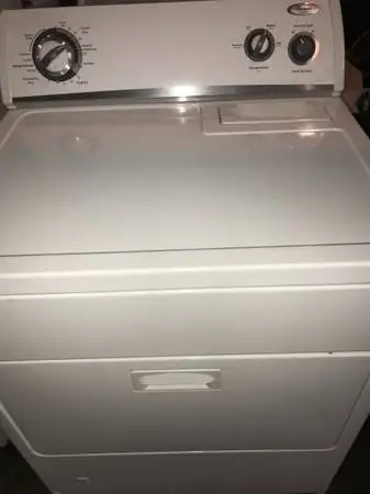 Whirlpool gas dryer, Super capacity, excellent condition. One person u