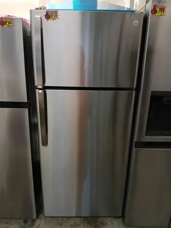 Ge stainless steel top freezer refrigerator