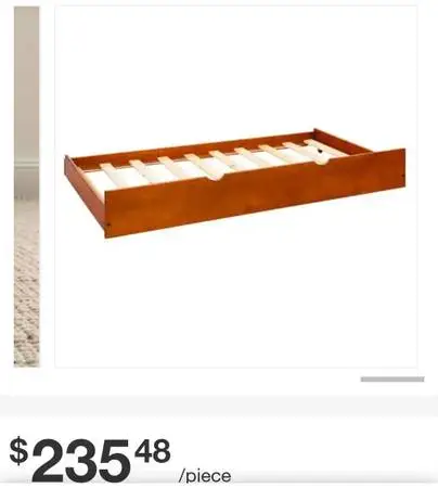 New Walker Edison Solid Wood Trundle Bed