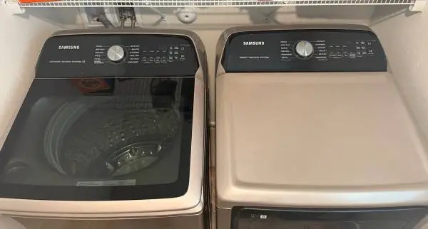 Matching set Samsung Smart high capacity washer & dryer