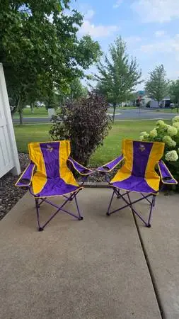 Minnesota Vikings folding chairs