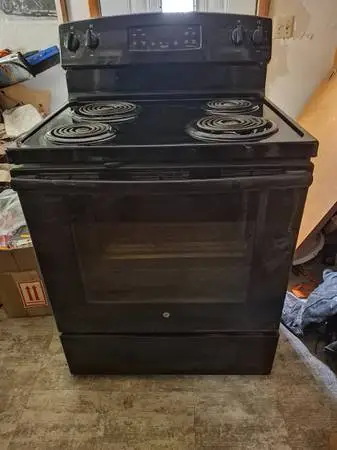 Barely used Electric Range and Microwave