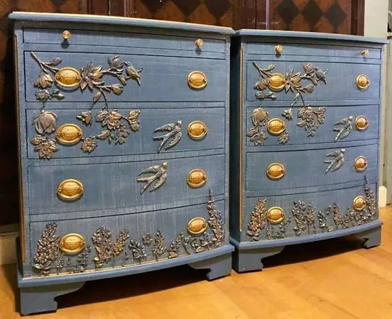 Pair of 4 Drawer Chests