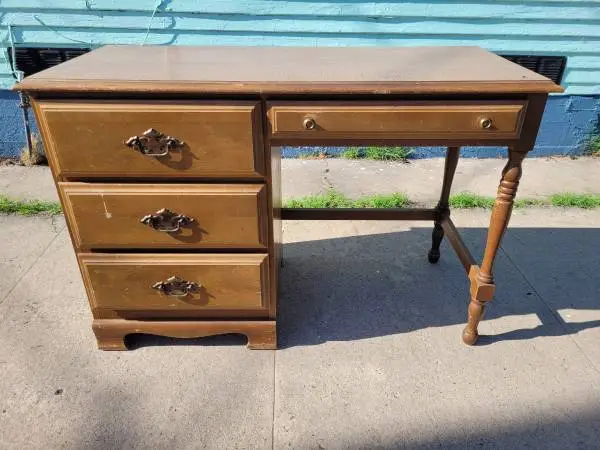 Desk solid wood vintage
