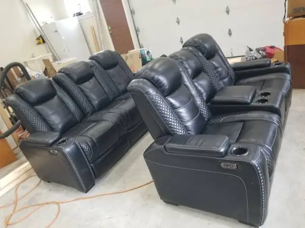 Leather Reclining sofa Set
