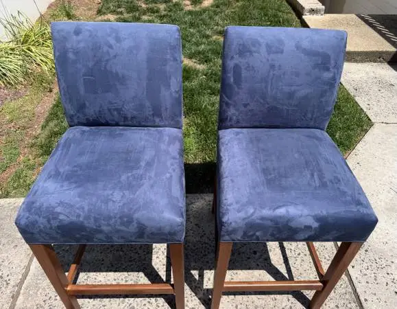 Brand-New Ethan Allen Thomas Barstools | Upholstered | 207310