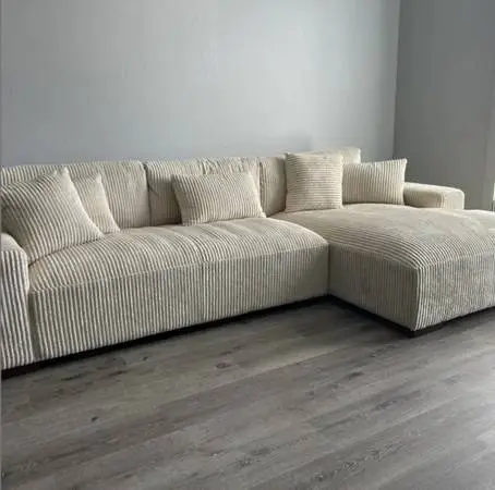 Sectional Couch Beige