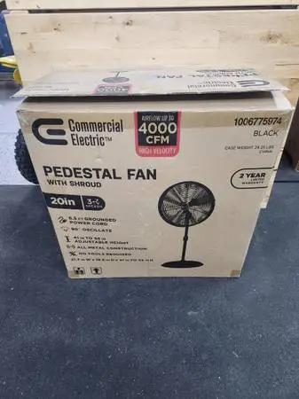 Brand new in box commercial electric fan