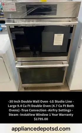 LG Studio Double Wall Oven -30 Inch Double Wall Oven
