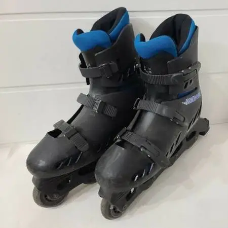 Vintage HAWK Roll USA Inline Skates Mens Size 11 Black/Blue roller