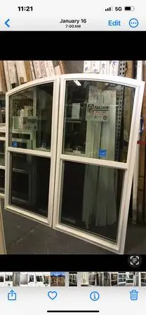New impact windows, 36 x 76 $500