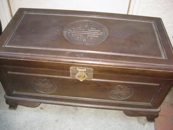 Chinese Cedar Chest- Rosewood- Living Spaces