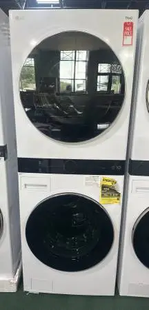 LG* 5.0 Cu. Ft. WashTower with Steam and Ventless Heat Pump Tech White