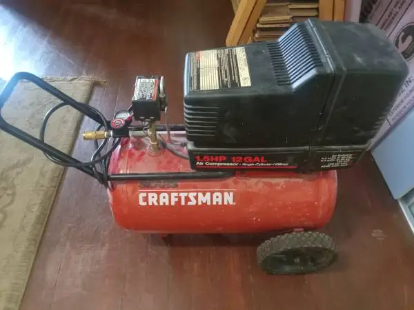 Craftsman 12 gallon air compressor
