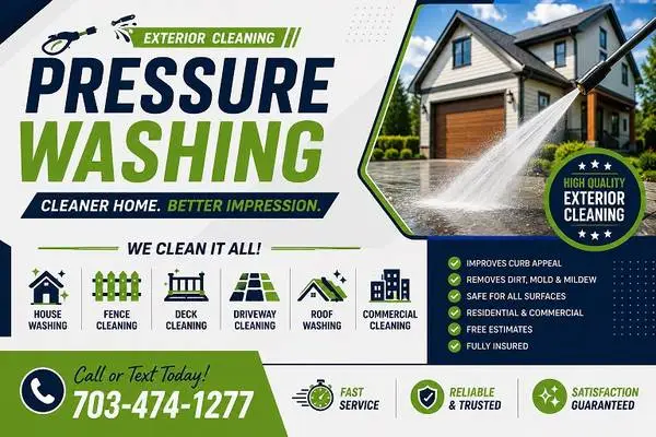 Top Rated Professional Exterior Cleaning Power & Soft Wash Service