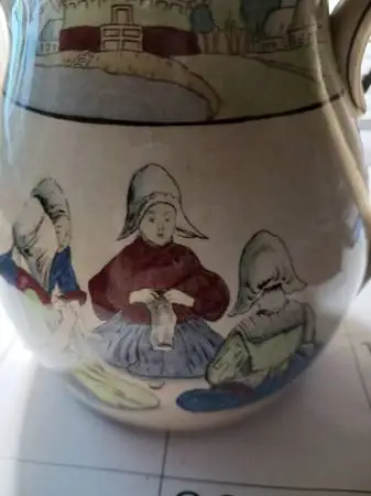 OVER HUNDREN YEARS OLDTHREE SIDED PITCHER BUFFALO