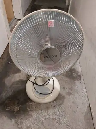 parabolic dish space heater