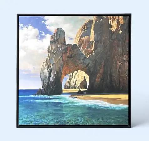 Huge Framed Canvas Print Art “Cabo” Maher Morcos 39” x 39”